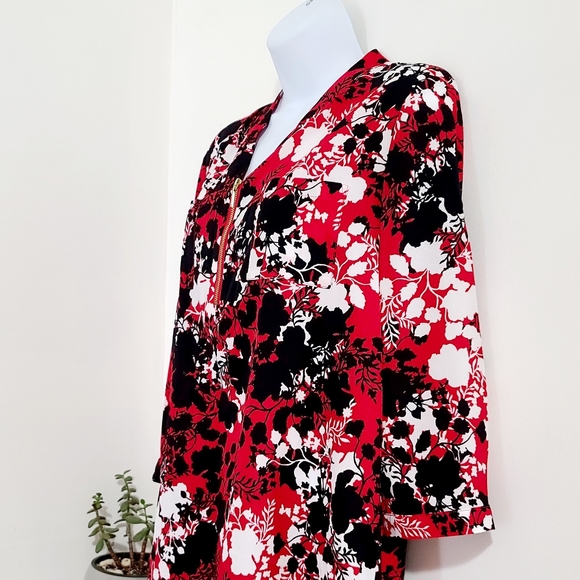 JJulia Smith flowered blouse  size M - Picture 3 of 6